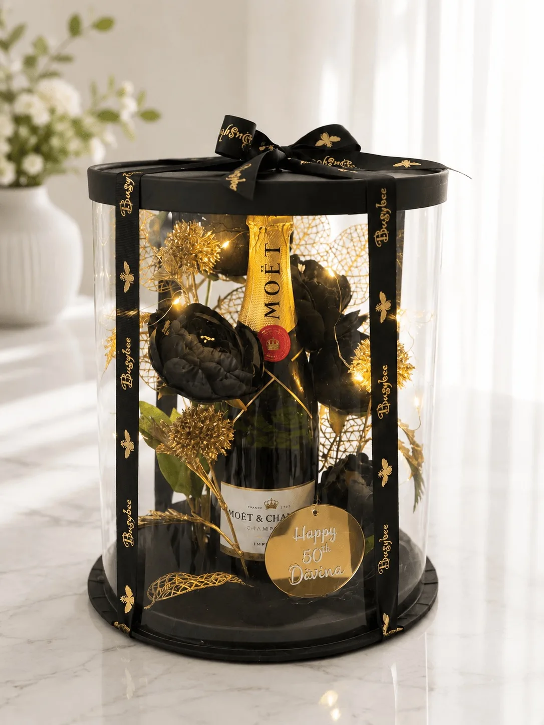 Black Luxury Gift Hamper by Busybee Creations